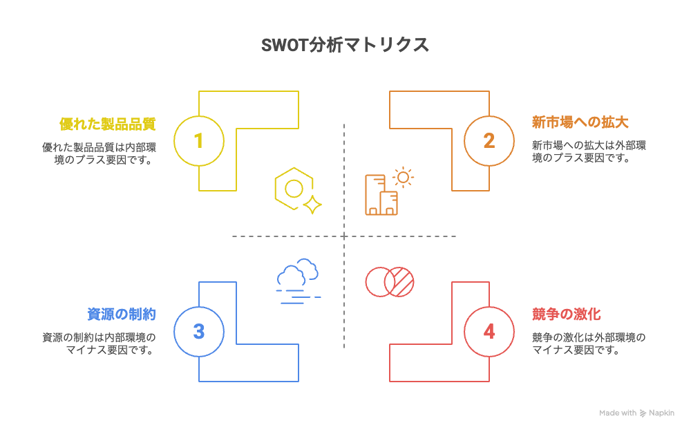 SWOT分析図解